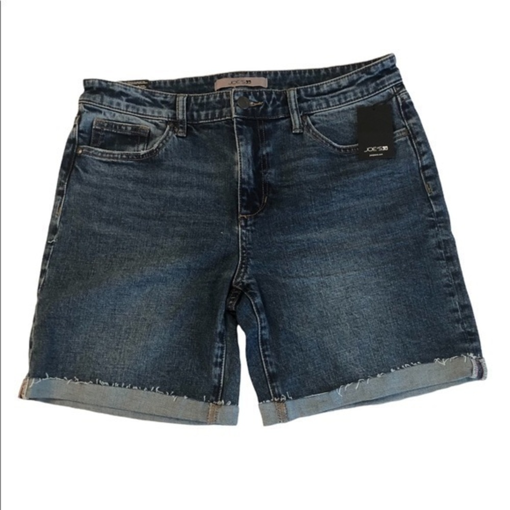 NWT JOE's JEANS Easy Bermuda cutoff medium wash 7” inseam jeans shorts, Sz 30